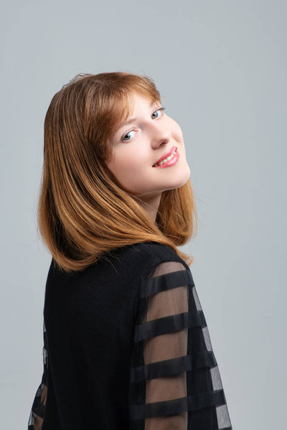 image of a teenage girl shot in a studio with artificial light - Фото, зображення
