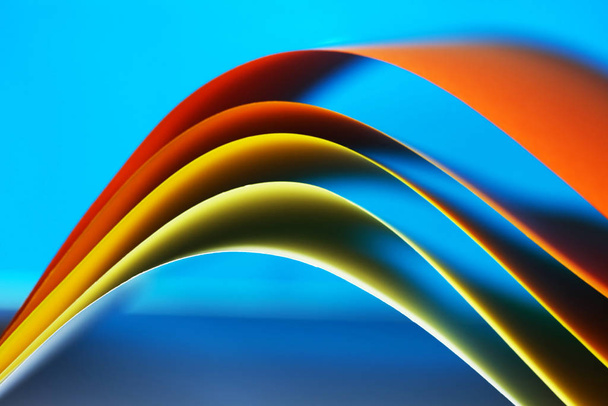 abstract colorful wavy background - Zdjęcie, obraz
