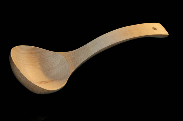 hand-carved wooden spoon. - Fotó, kép