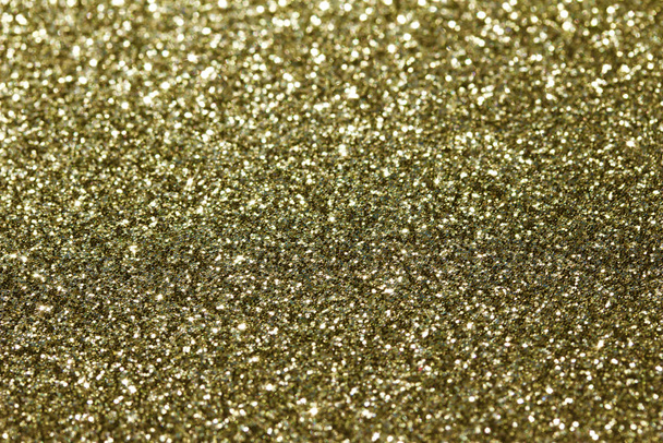 Makro abstrakcyjna faktura tło połyskujące złoty brokat - Zdjęcie, obraz