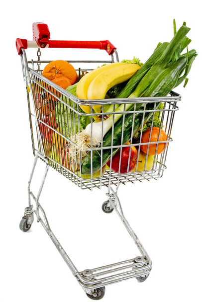 shopping cart Trolley, shopping basket - Foto, Imagen