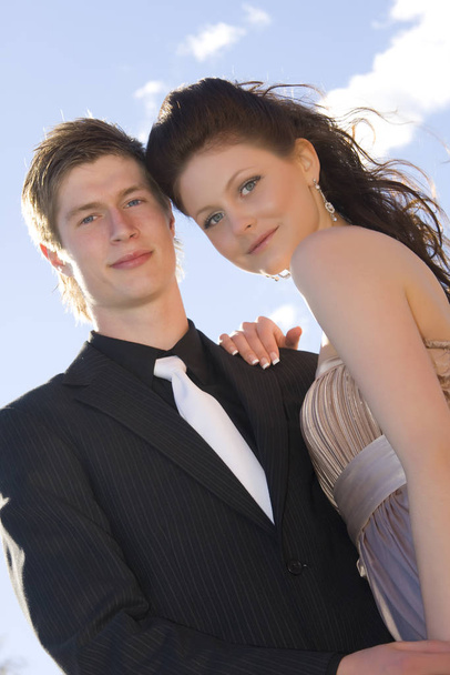 young beautiful happy couple - Foto, afbeelding