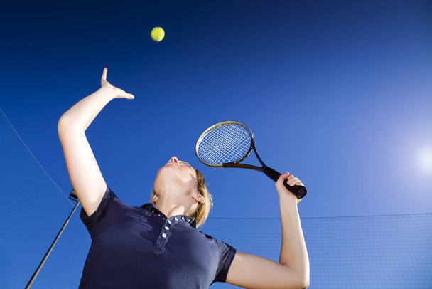 tennis green ball, sport game - Foto, imagen
