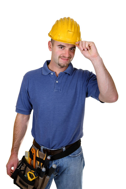 friendly young manual worker - Foto, imagen