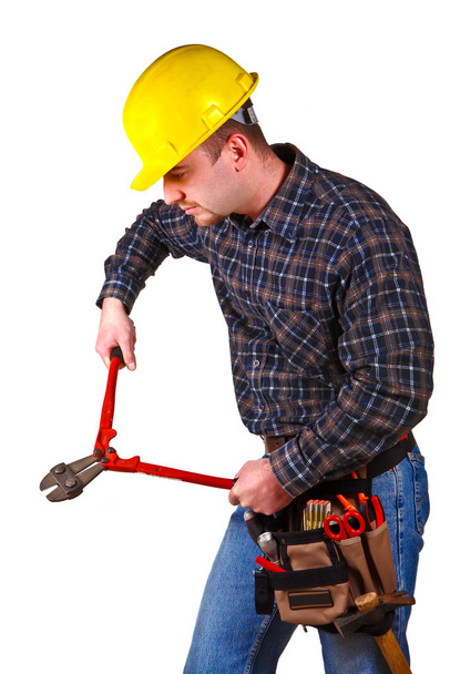 man with a drill - Φωτογραφία, εικόνα