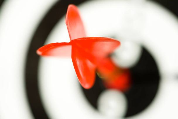 red and white ribbon on a black background - Fotoğraf, Görsel