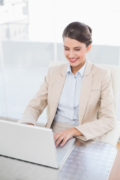 Businesswoman using a laptop - Foto, Imagem