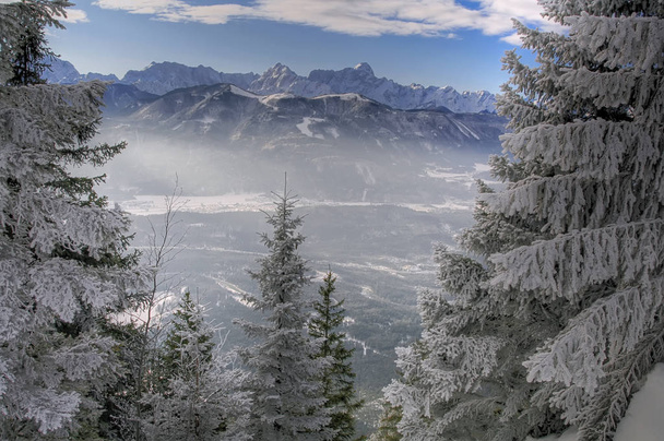 Panorama van de Alpen  - Foto, afbeelding