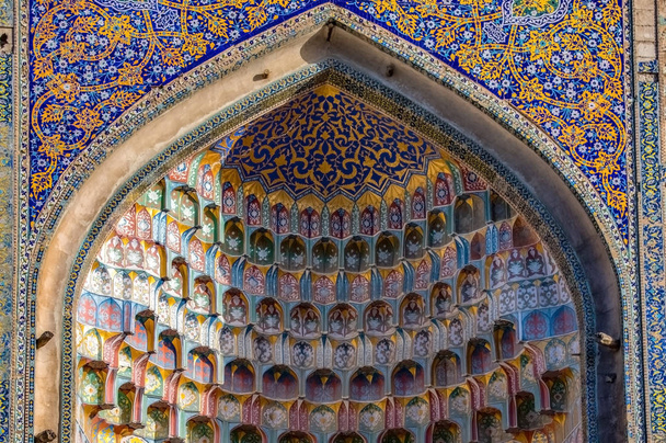 Interior of the Mosque in the Uzbekistan  - Photo, Image