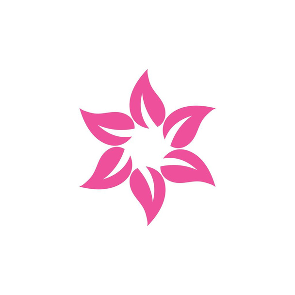 Plumeria flower logo - Вектор,изображение