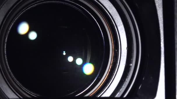 Focusing lens of digital camera. Camera lens zoom. Changing focal length. - Footage, Video