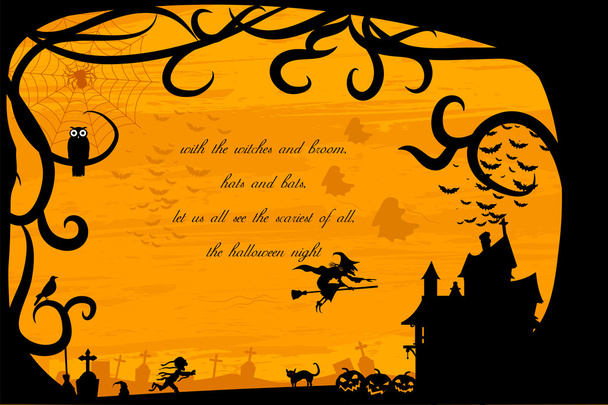 Halloween Background - Vektor, Bild