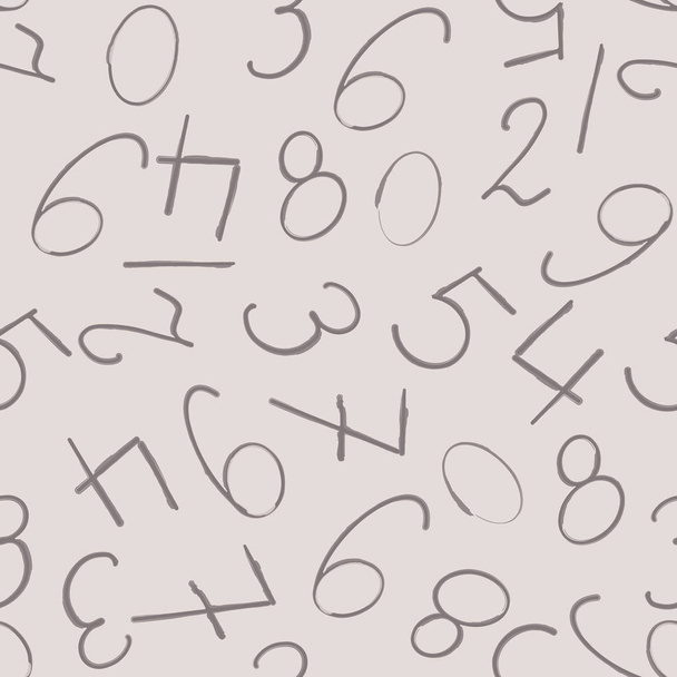Векторное повторение бесшовных чисел фон печати шаблона
 - Вектор,изображение