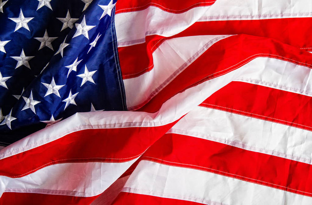 EUA acenando bandeira - Foto, Imagem