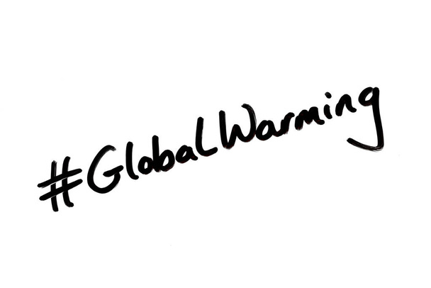 Hashtag Global Warming - Foto, Bild