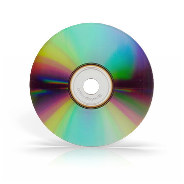 Isolated disc as seen from backside - Φωτογραφία, εικόνα