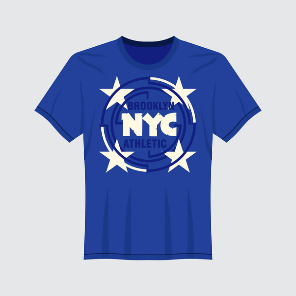 Tipografía de Nueva York, camiseta NY, diseño gráfico, imprenta NYC
 - Foto, Imagen
