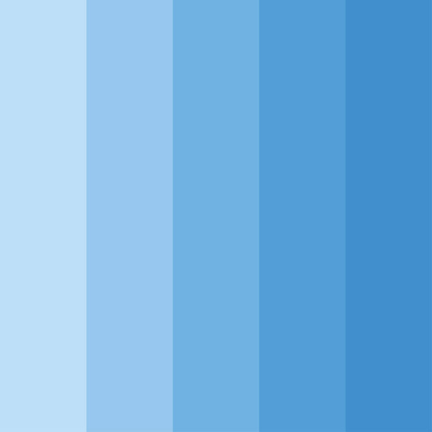 Blue color palette vector illustration - Vector, Image