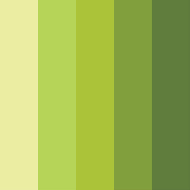Πράσινη χρωματική παλέτα διανυσματική απεικόνιση - Διάνυσμα, εικόνα