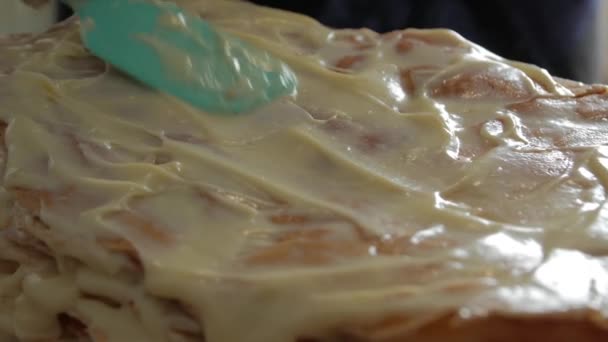 hausgemachter Kuchen Kochen - Filmmaterial, Video