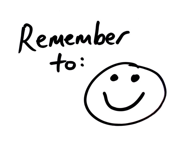 Remember to Smile - Φωτογραφία, εικόνα