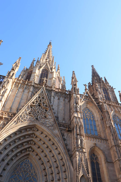 Barcelona, Spain - september 29th, 2019: Gothic Cathedral Barcelona - Foto, Imagem