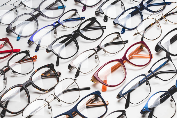 full frame shot of glasses in store - Foto, Bild