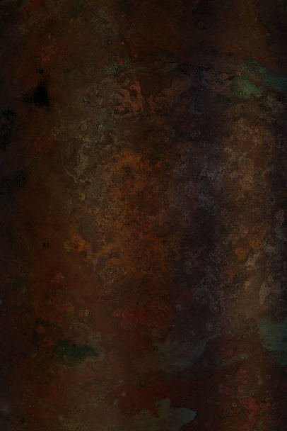 grunge background metal texture with corrosion and scratches - Foto, Bild