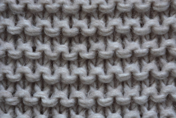 Fond tricoté fait main. Modèle tricoté
. - Photo, image