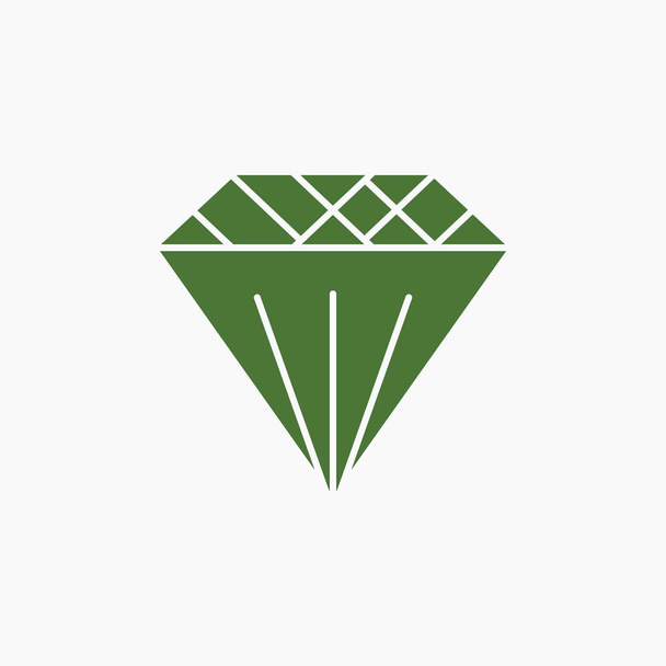 elmas logo tasarım şablonu - Vektör, Görsel