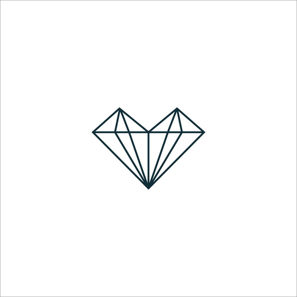 szablon projektu logo Diamond - Wektor, obraz
