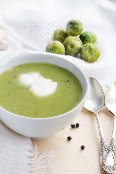Broccoli cream soup - Foto, Imagem