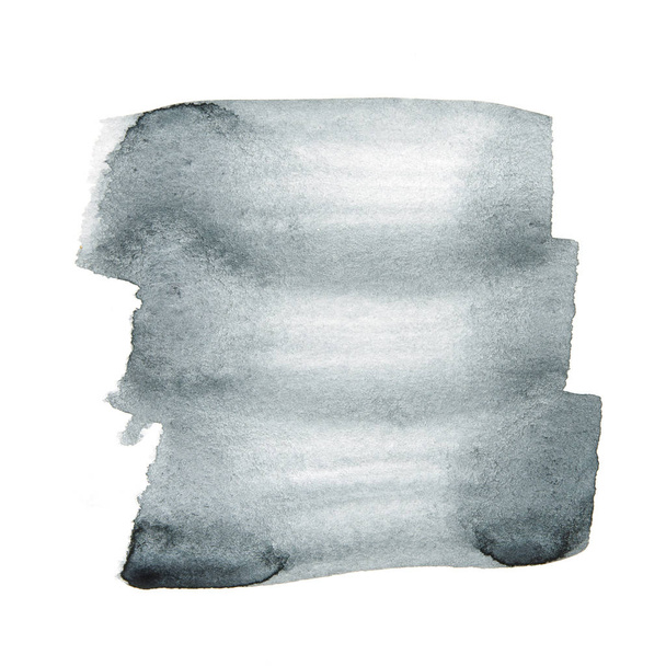 abstrakte Aquarell-Handmaltextur, isoliert auf weißem Hintergrund. - Bild - Foto, Bild