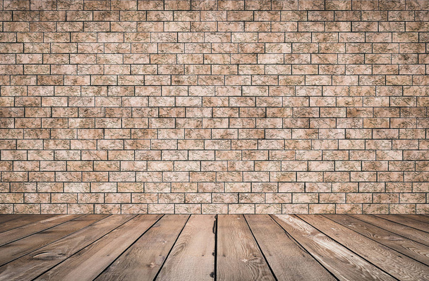 room with brick wall - Foto, Bild