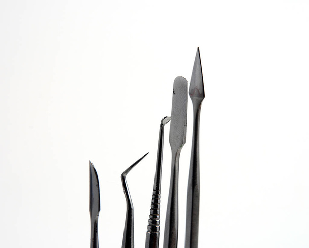 Dental Instruments, dental care concept, tooth hygiene - Foto, immagini
