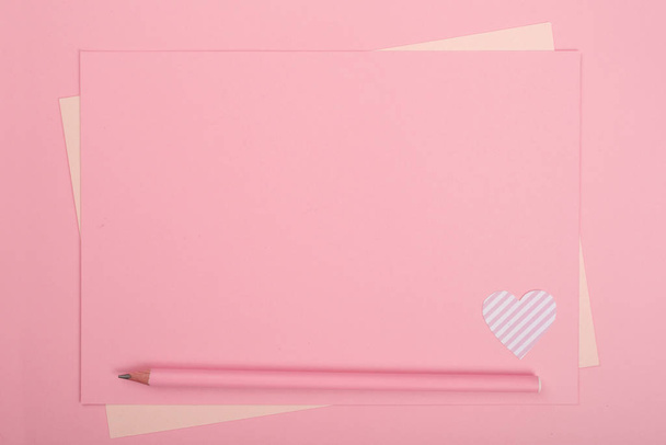 Valentines day pink background - Foto, Bild