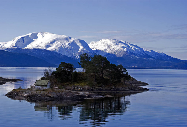 Norway is a Scandinavian country encompassing mountains, glaciers and deep coastal fjords - Photo, Image