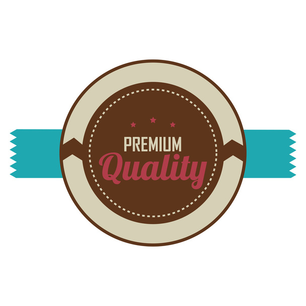 Premium Label - Vetor, Imagem