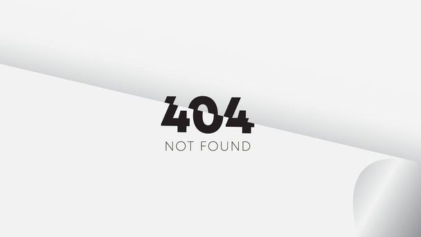 Virhe 404 käsite web-sivun suunnittelu. Vektoriesimerkki
 - Vektori, kuva