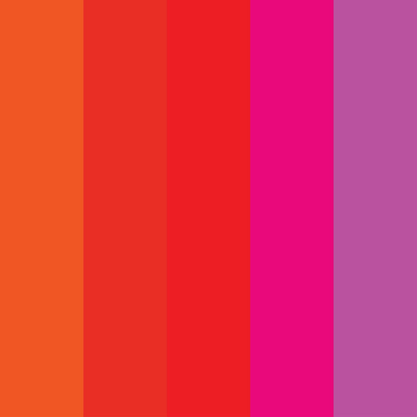 Piros színű paletta vektor illusztráció készlet - Vektor, kép