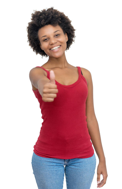 Successful african american young adult woman - Fotó, kép