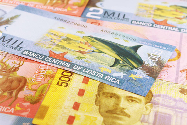 Costa Rica Geld, munteenheid van Costa Rica - Foto, afbeelding