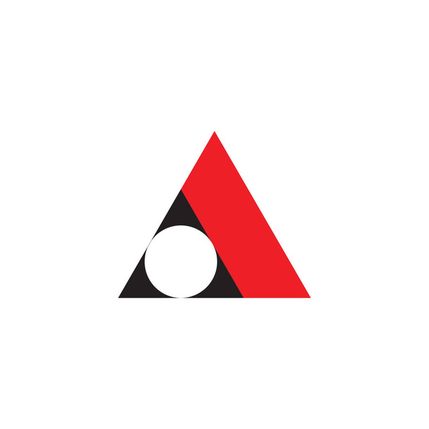 抽象的な三角形のシンボルロゴベクトル - ベクター画像
