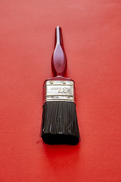 Red Paint Brush - Photo, Image