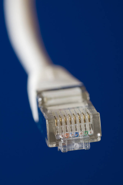 network cables, electrical connection - Zdjęcie, obraz