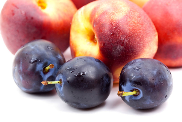 peaches - nectarines and plums - Foto, Imagen