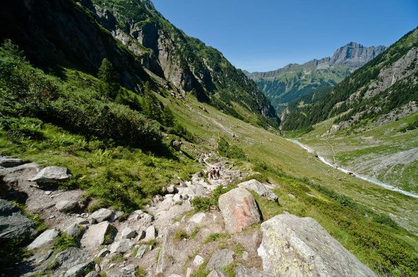 scenic view of majestic alps landscape - Photo, image