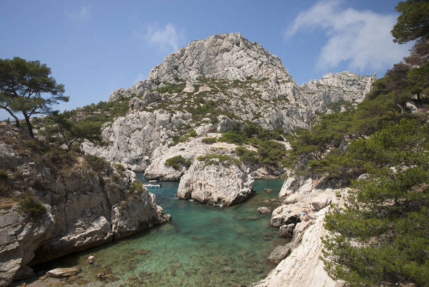 vacation paradise calanques southern france - Foto, afbeelding