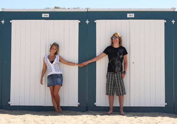 meet at the beach house - Foto, imagen