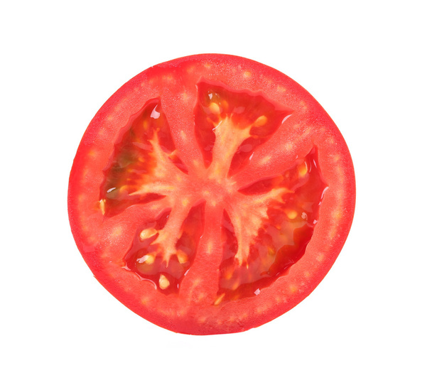Fresh slice of tomato - Фото, зображення